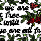 Maese Art | Sticker | We Are Not Free