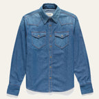 Ginew | Western Denim Snap Long Sleeve