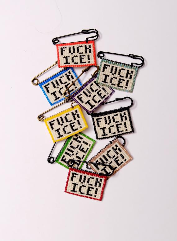 Fuck Ice Pins by Kelli Moody