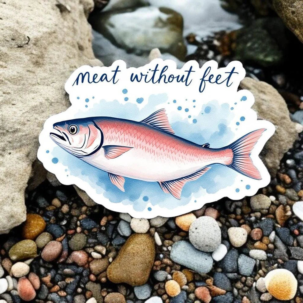 MEAT WITHOUT FEET | Vinyl Sticker by Sadie J & Co
