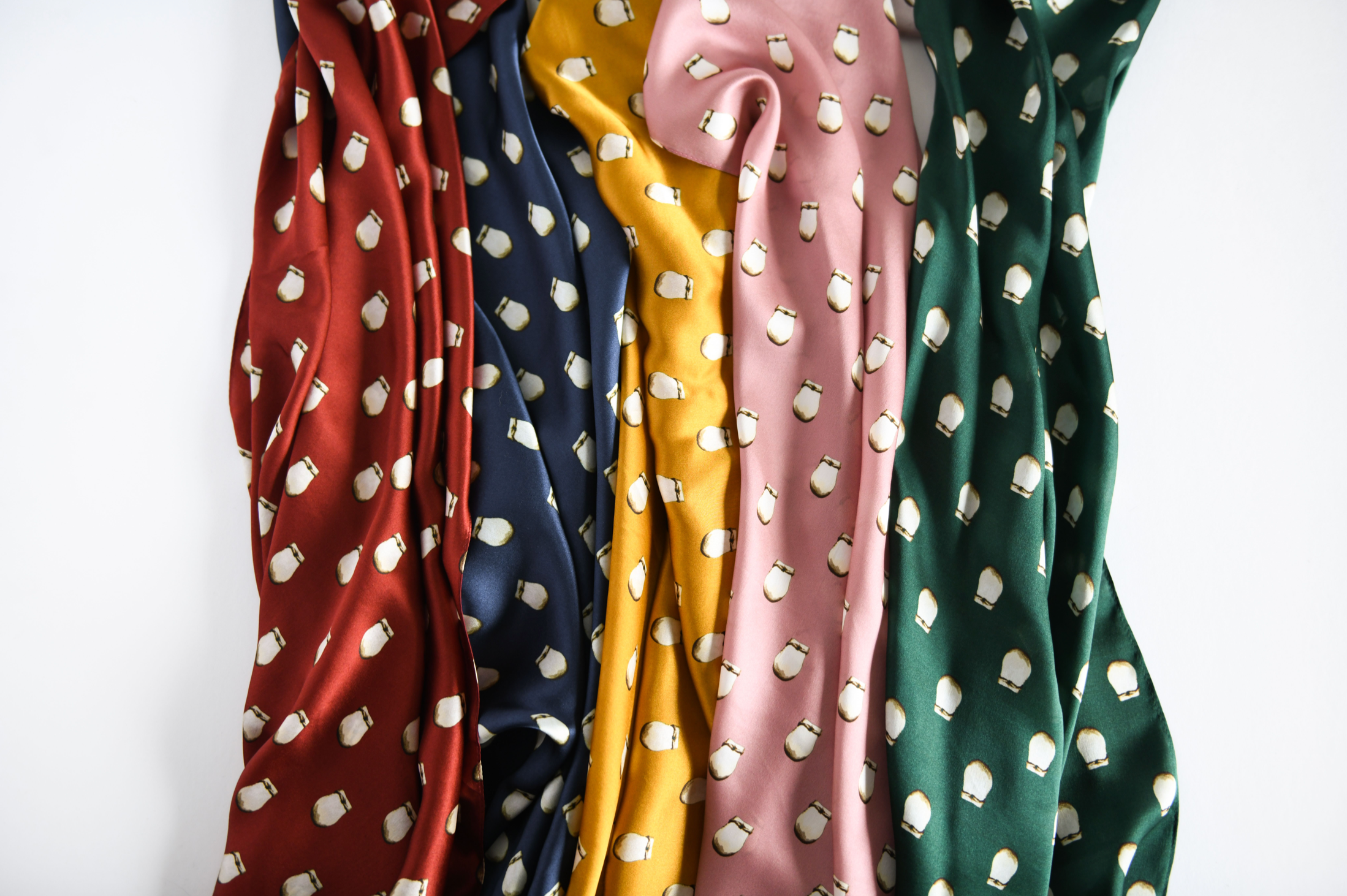 Elk Ivory Silk Scarf by by Bethany Yellowtail
