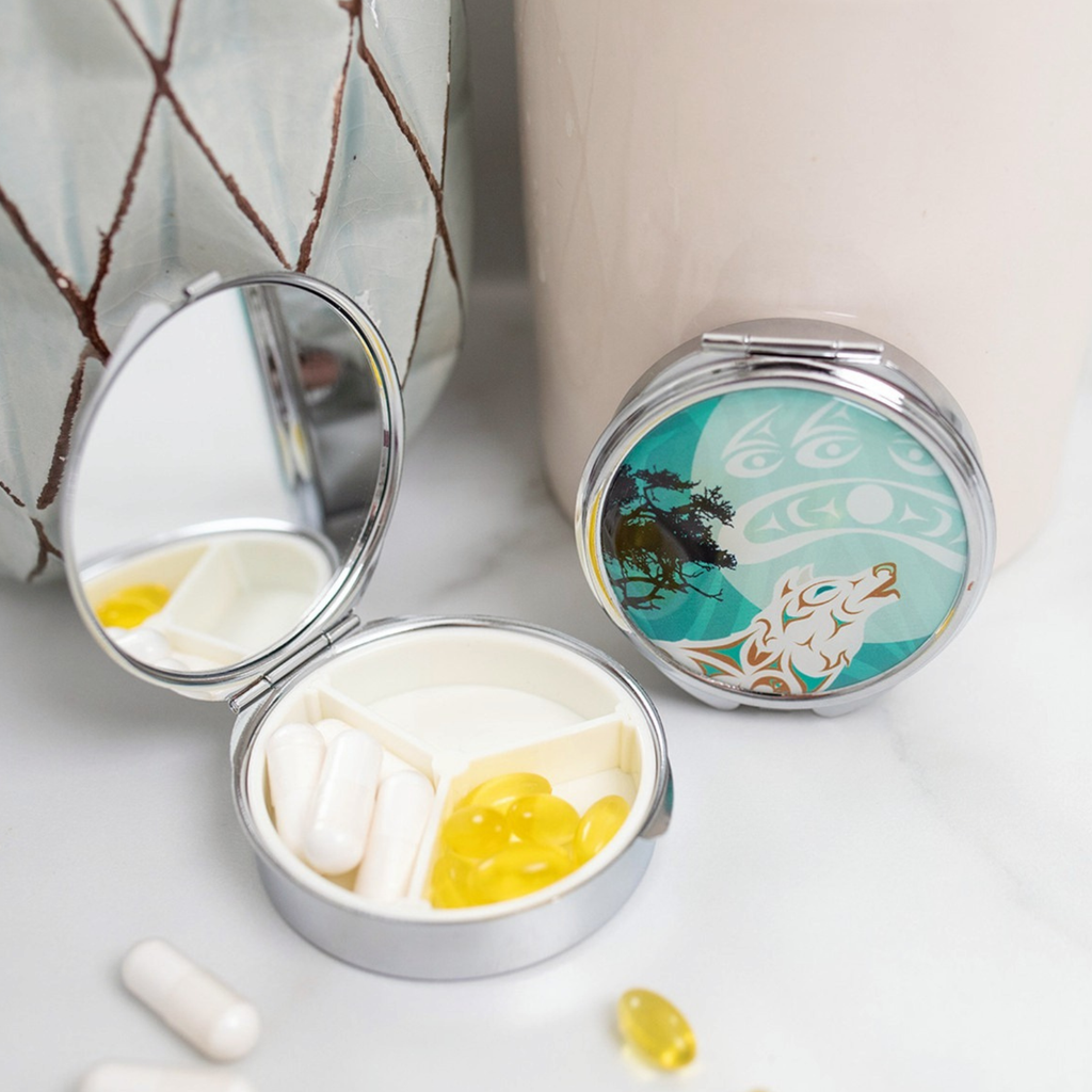Pill Boxes with Contemporary Indigenous Design