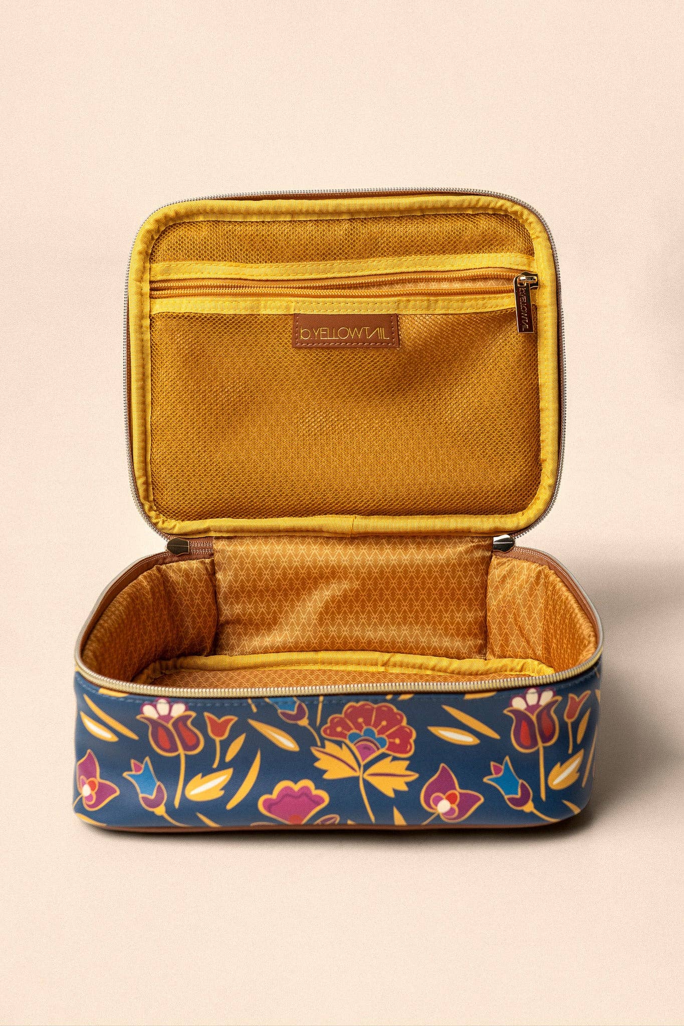 Mountain Crow Floral Travel Case Set by B.Yellowtail