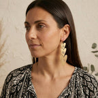 Hearts Cascade earrings by Gulushu