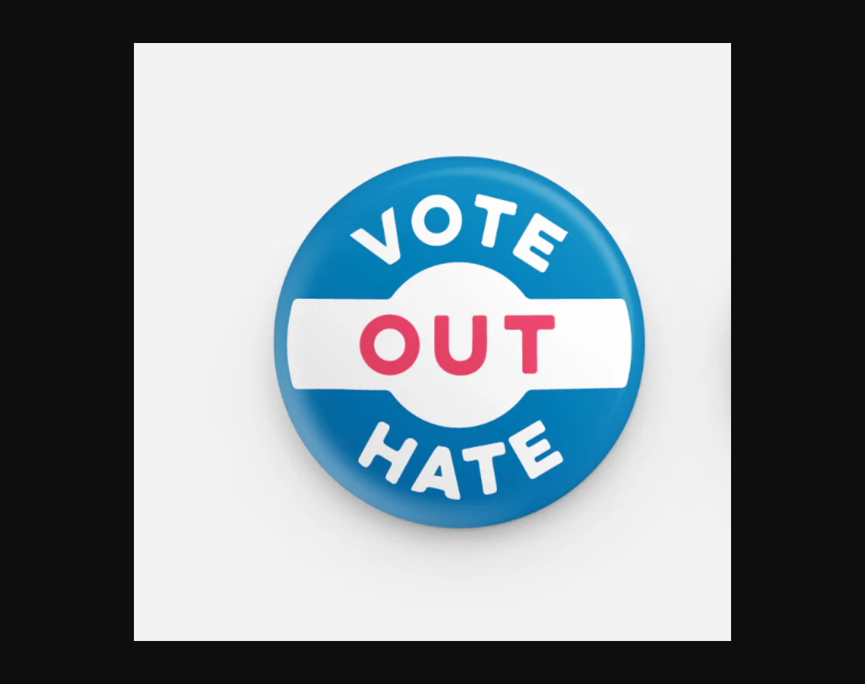 AVG | Button | Vote Out Hate