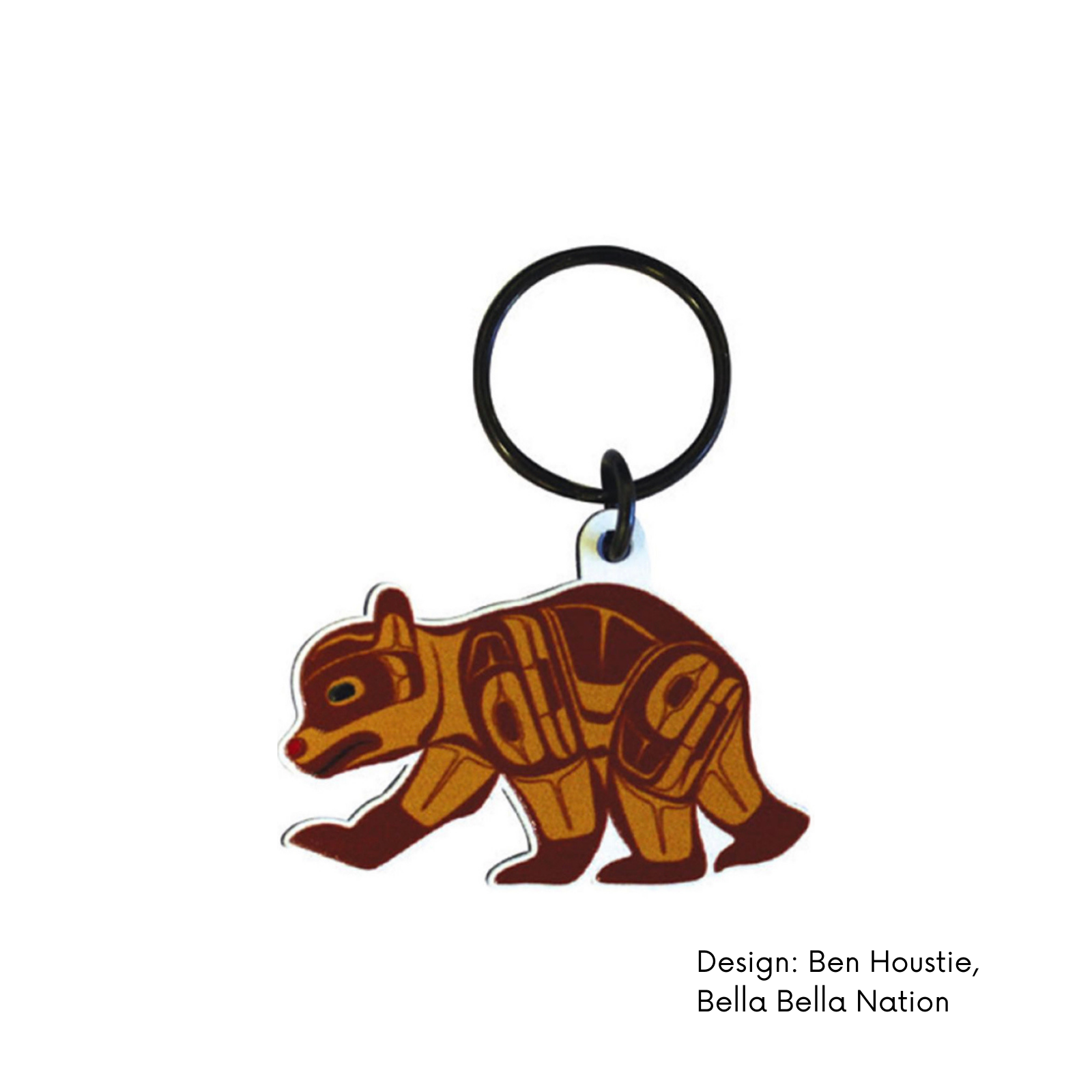 Key-chains with Contemporary Indigenous Design: Frog by Made by Humans