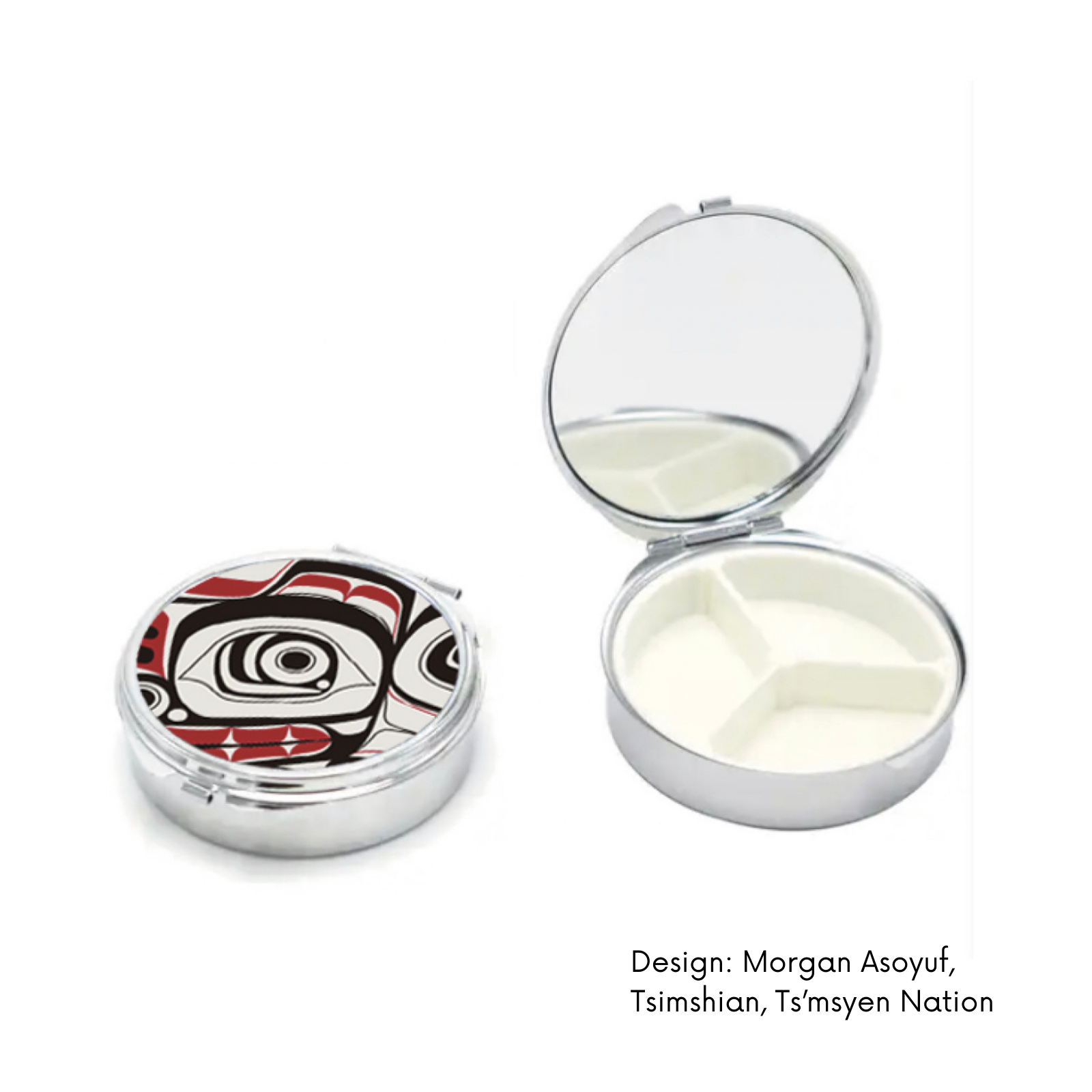 Pill Boxes with Contemporary Indigenous Design