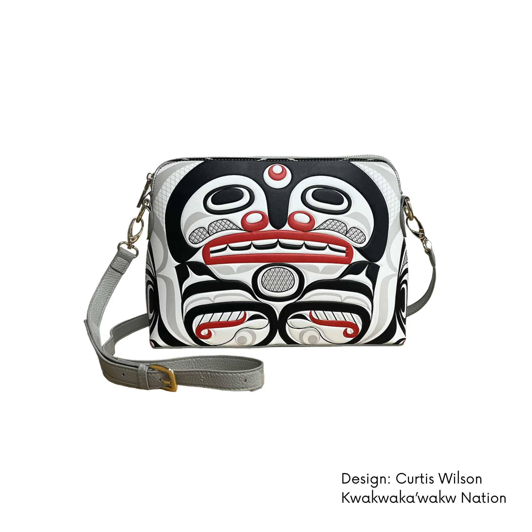 Original Indigenous Design: Killer Whale Shoulder Bag by Made by Humans