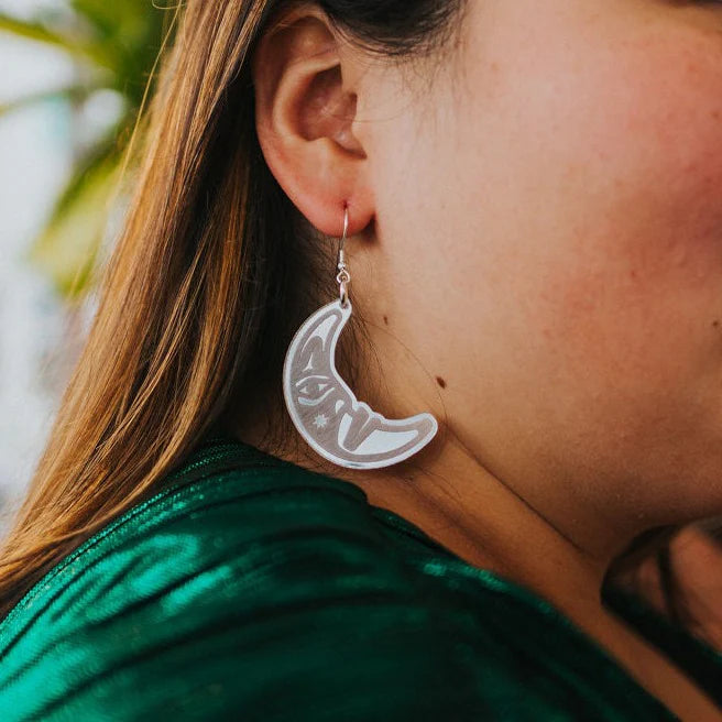 CCW | Balance Moon Earrings