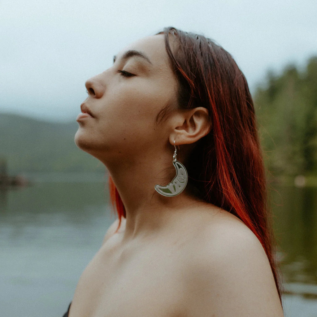 CCW | Balance Moon Earrings