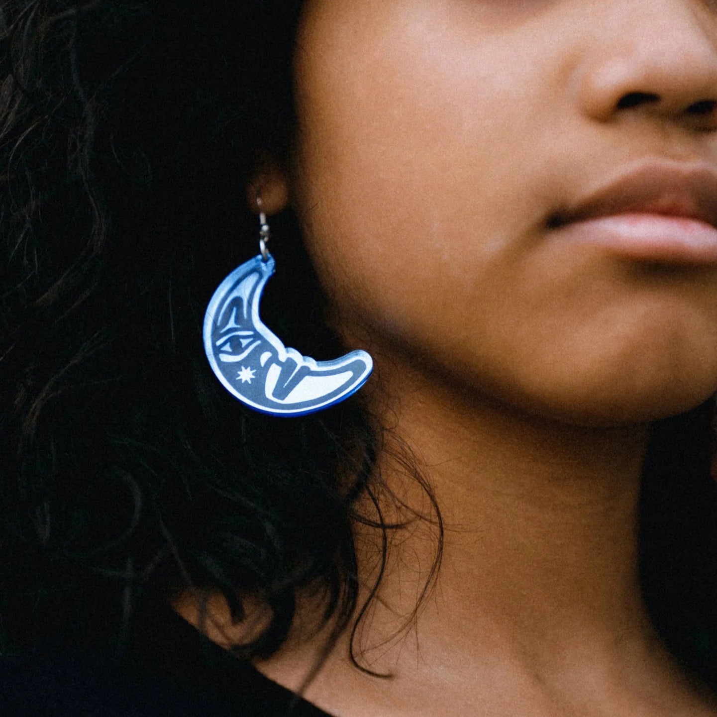 CCW | Balance Moon Earrings