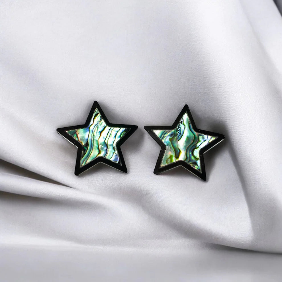 Bright Star Earrings by Copper Canoe Woman