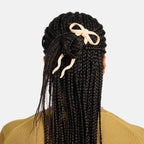 Bow Hairpin in Large Cream by CHUNKS