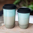 Aurora Ceramic Travel Cup 16oz | Reusable Coffee Tumbler by Nova Ceramics Travel Mugs