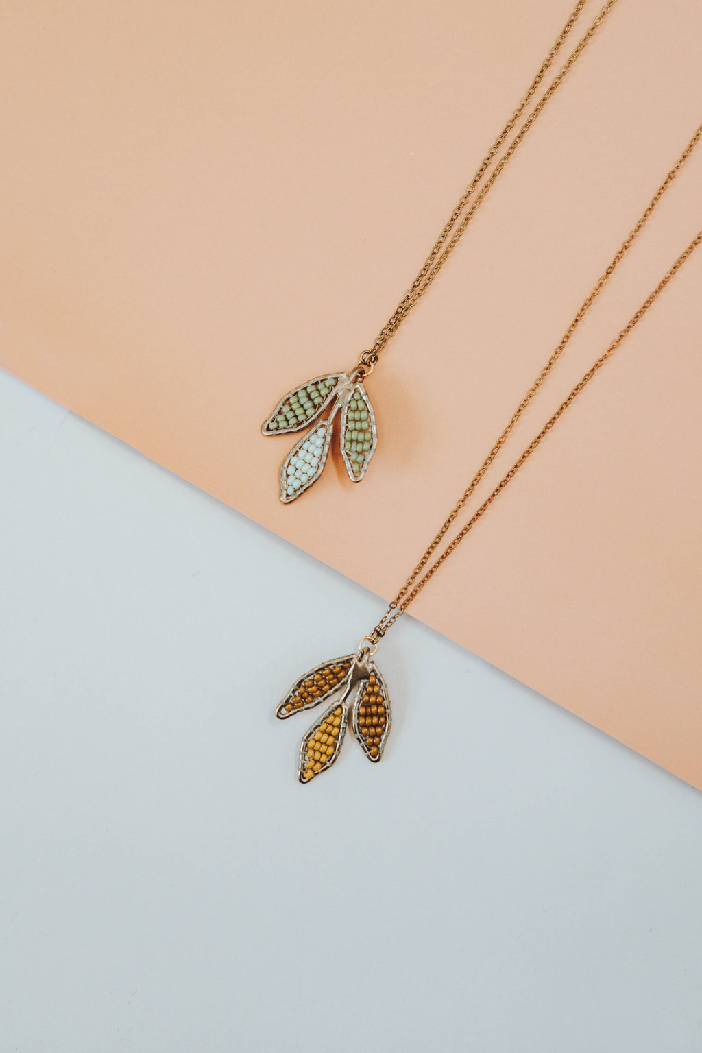 Tri Leaf Necklace by Mountain Maiden