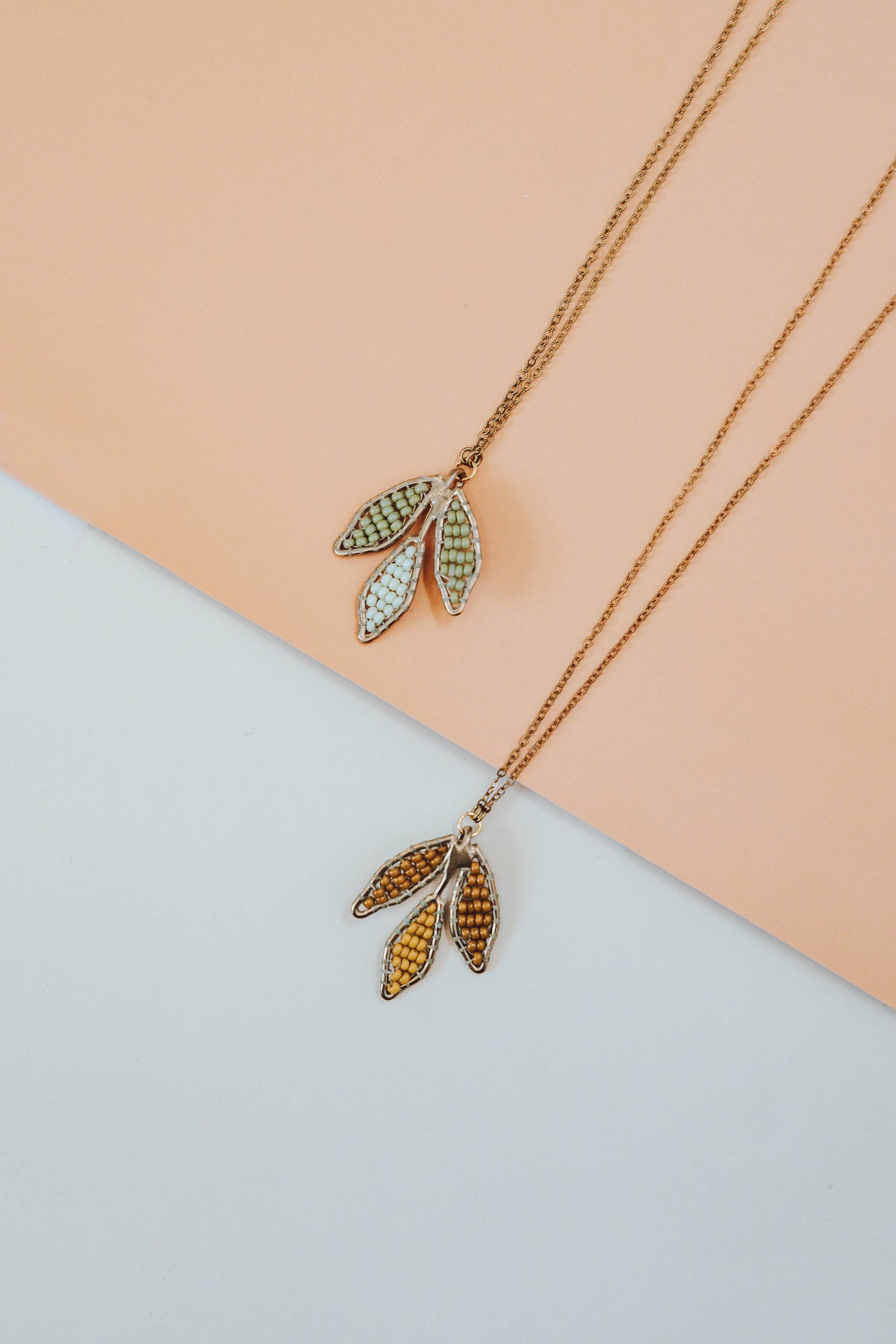 Tri Leaf Necklace by Mountain Maiden