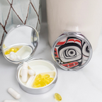Pill Boxes with Contemporary Indigenous Design