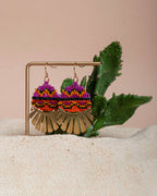 Beaded Handwoven Santa Fe Drops by Mayana