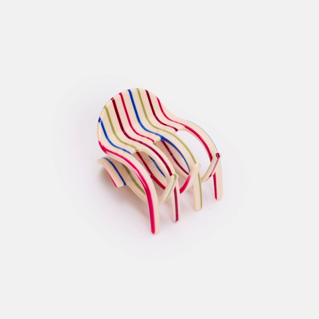 Ursa Claw in Vanilla Stripe by CHUNKS