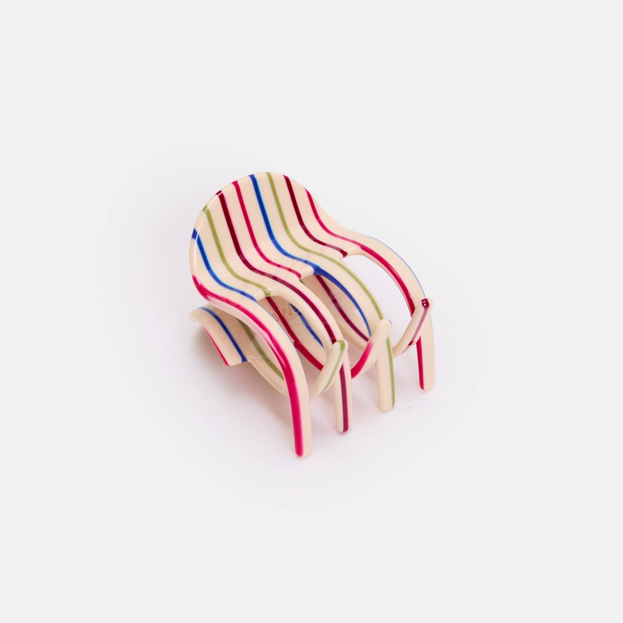 Ursa Claw in Vanilla Stripe by CHUNKS