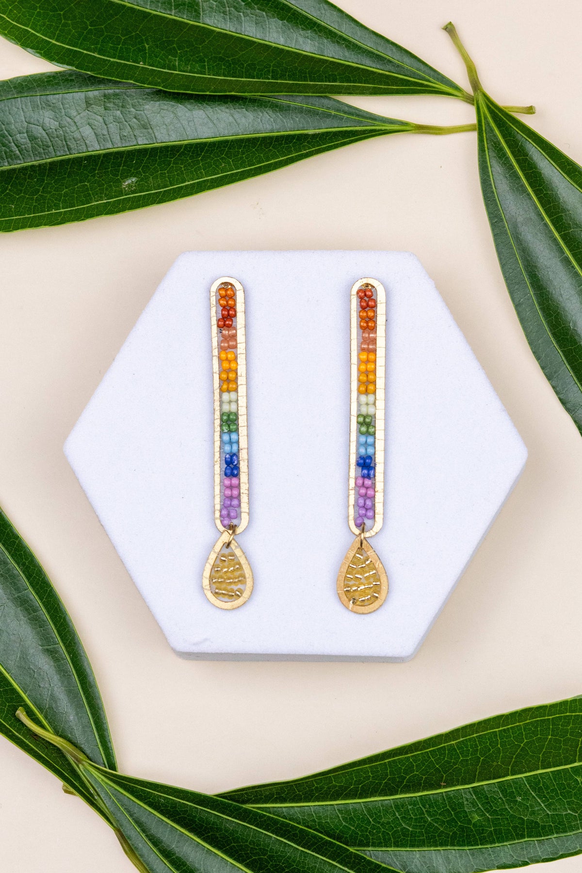 Iris Bar Earrings  by Mountain Maiden