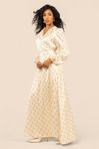 Elk Ivory Maxi Wrap Dress by B.Yellowtail