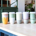 Grapefruit Ceramic Travel Mug by Nova Ceramics Travel Mugs