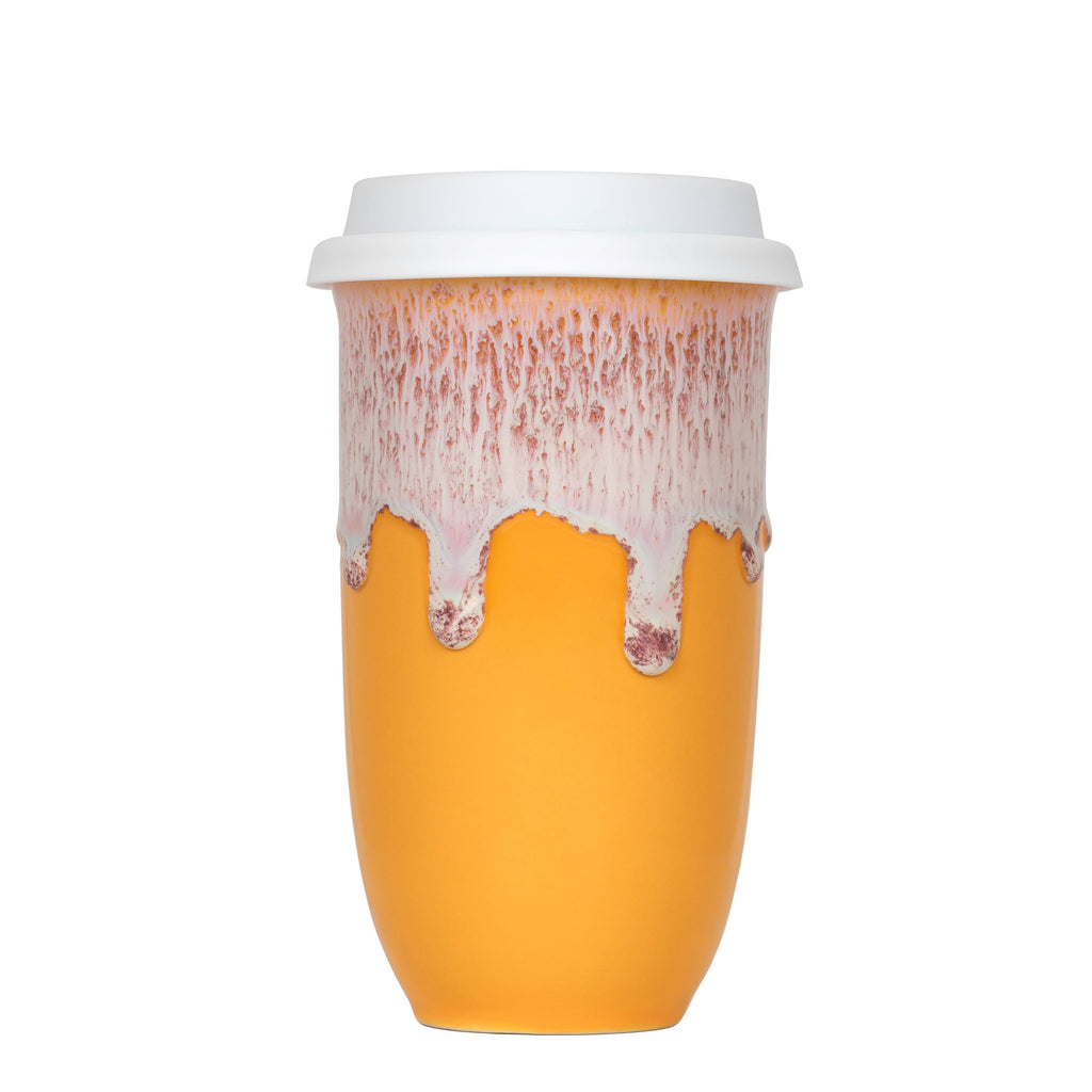 Grapefruit Ceramic Travel Mug by Nova Ceramics Travel Mugs