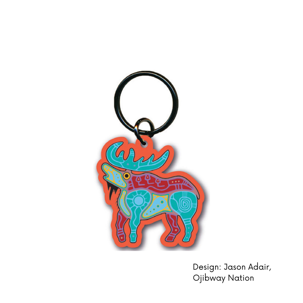 Key-chains with Contemporary Indigenous Design: Frog by Made by Humans
