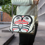 Original Indigenous Design: Killer Whale Shoulder Bag by Made by Humans