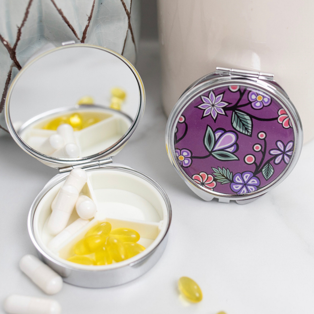 Pill Boxes with Contemporary Indigenous Design