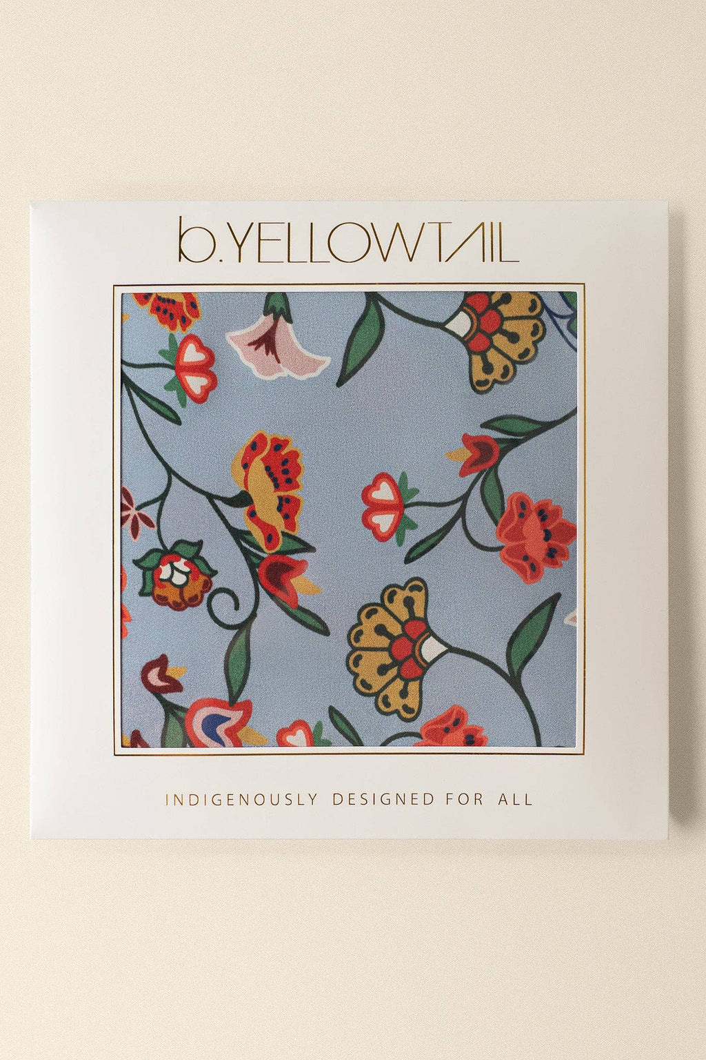 Floral Bloom Silk Scarf by Bethany Yellowtail