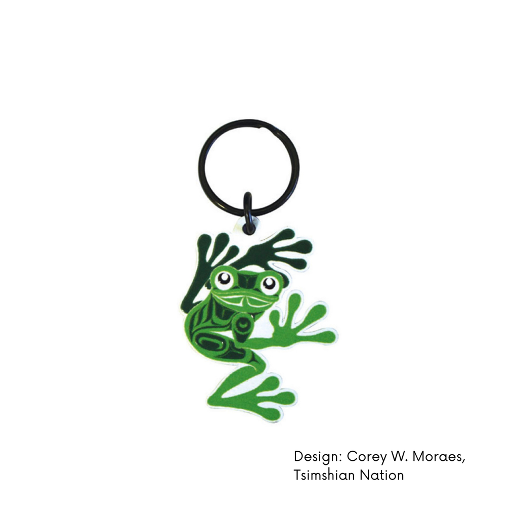 Key-chains with Contemporary Indigenous Design: Frog by Made by Humans