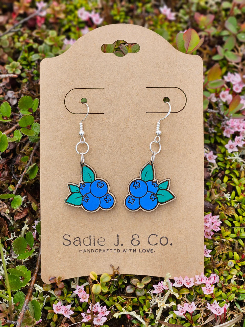 BLUEBERRY CLUSTER | Dangle Earrings by Sadie J & Co