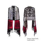 Shawl w/ Contemporary Indigenous Design: Eagle Flight by Made by Humans