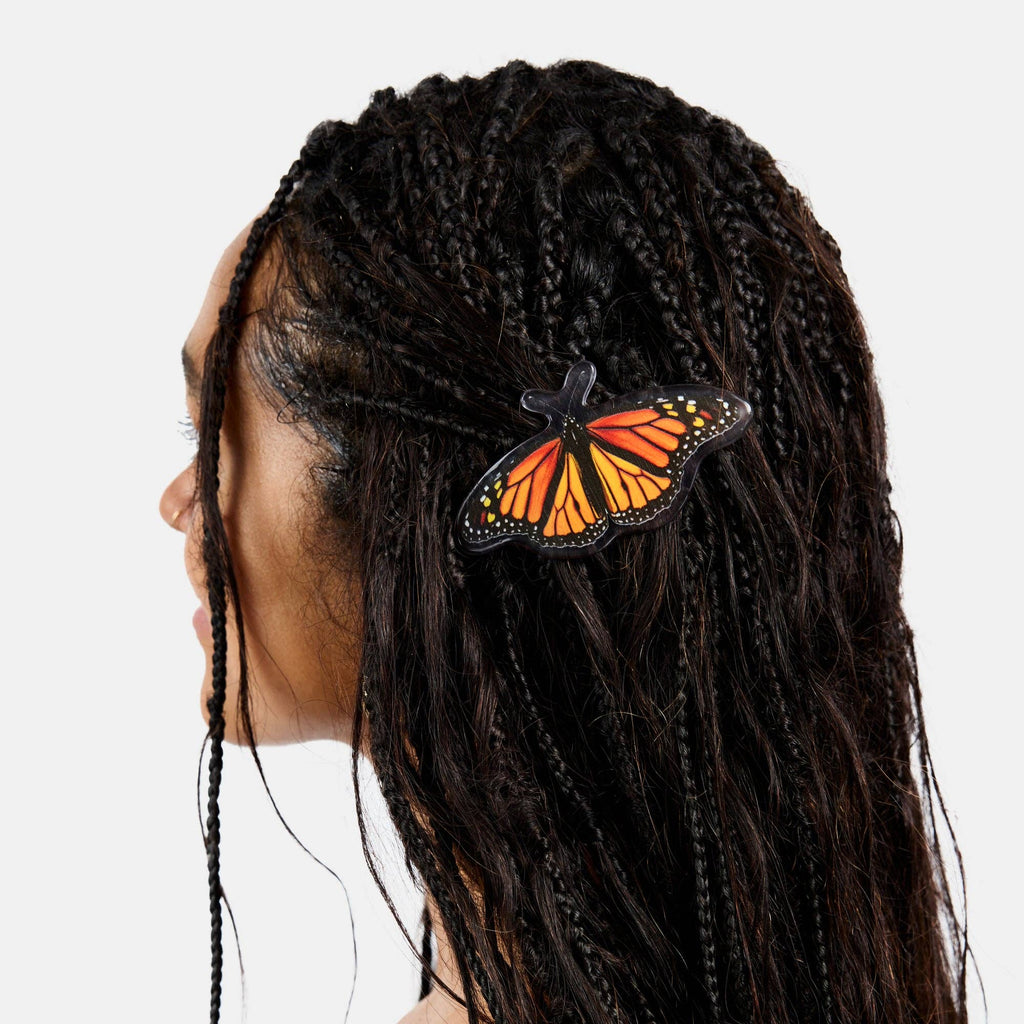 Barrette in Monarch Butterfly by CHUNKS
