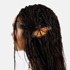 Barrette in Monarch Butterfly by CHUNKS