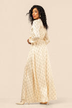 Elk Ivory Maxi Wrap Dress by B.Yellowtail
