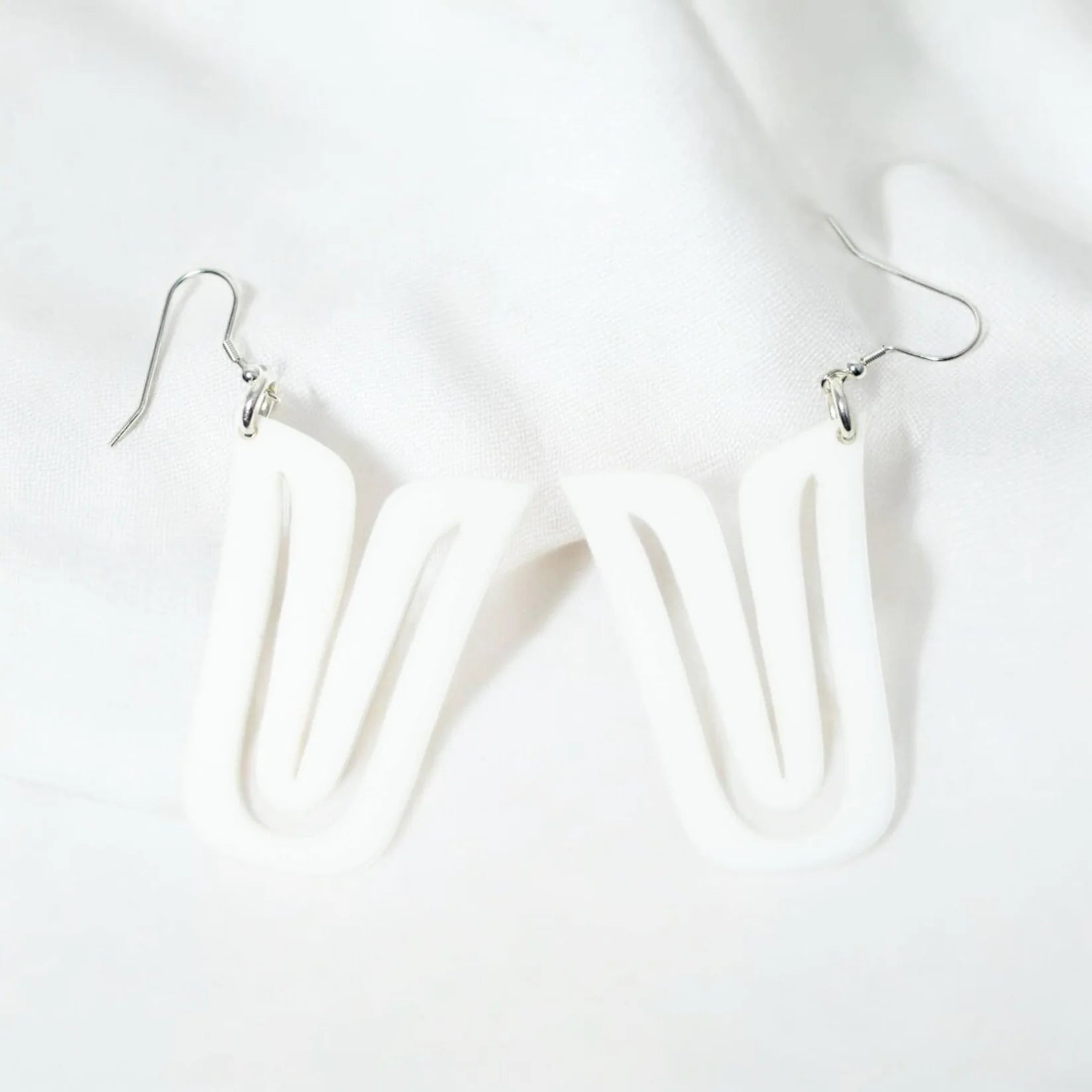 CCW | Echo Earring | White