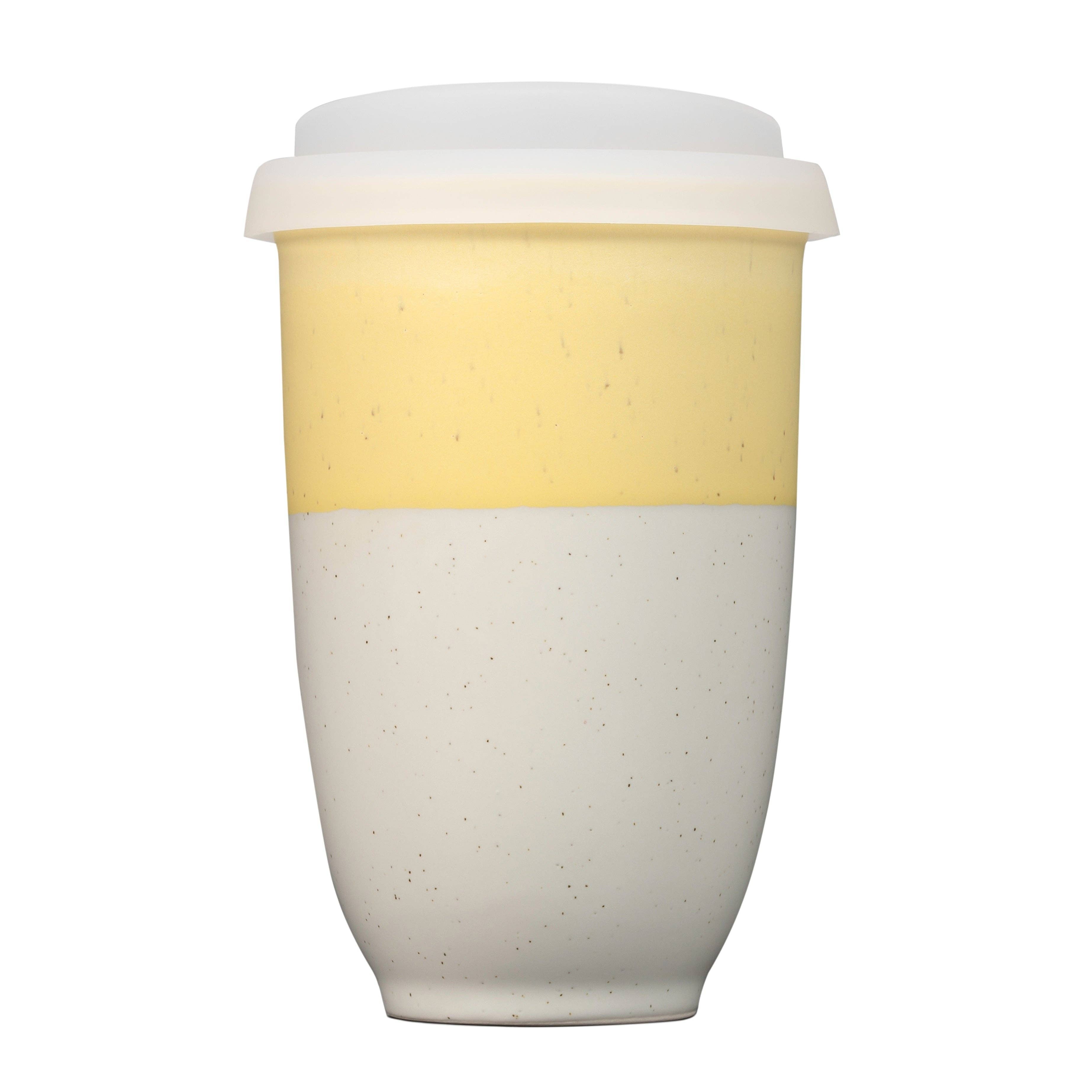 Lemon Ceramic Travel Cup by Nova Ceramics Travel Mugs