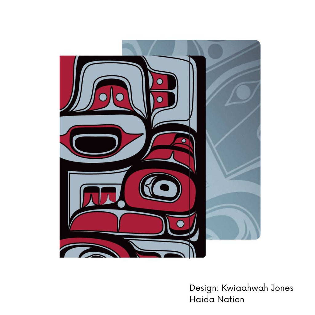 Hardcover Journals w/ Contemporary Indigenous Design: Grizzly by Made by Humans