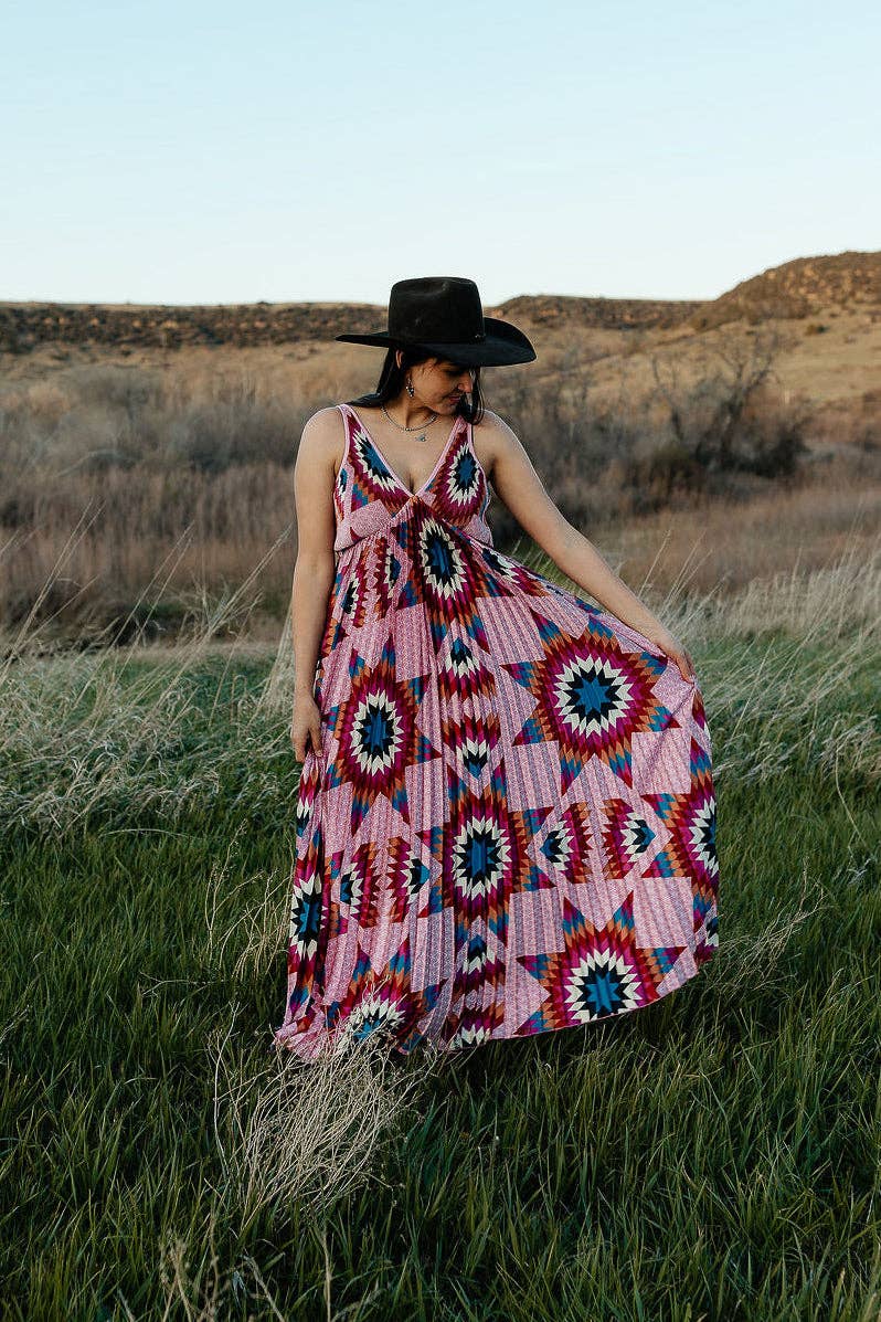 Maxi Star Quilt Dress by Bethany Yellowtail