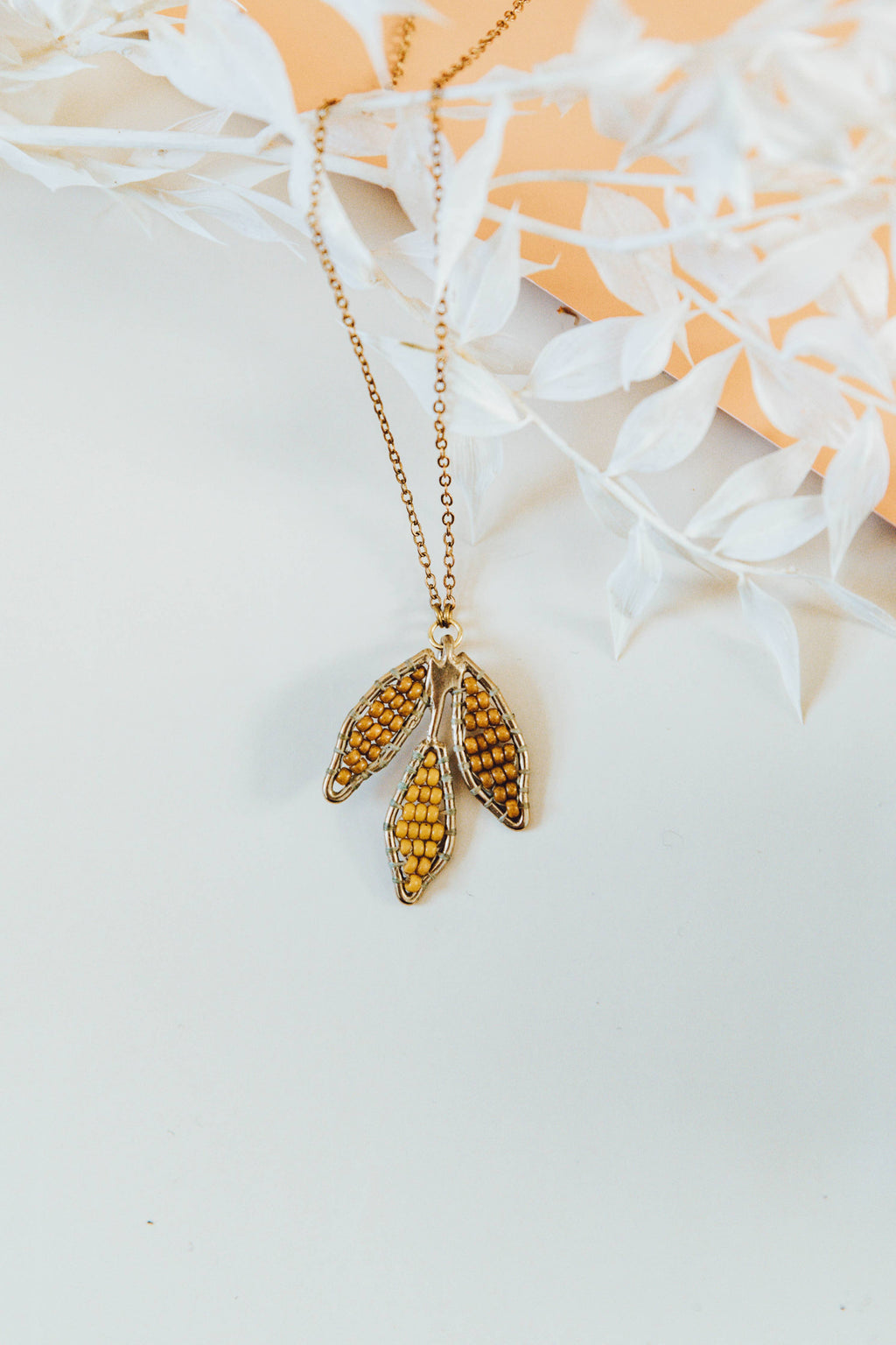 Tri Leaf Necklace by Mountain Maiden