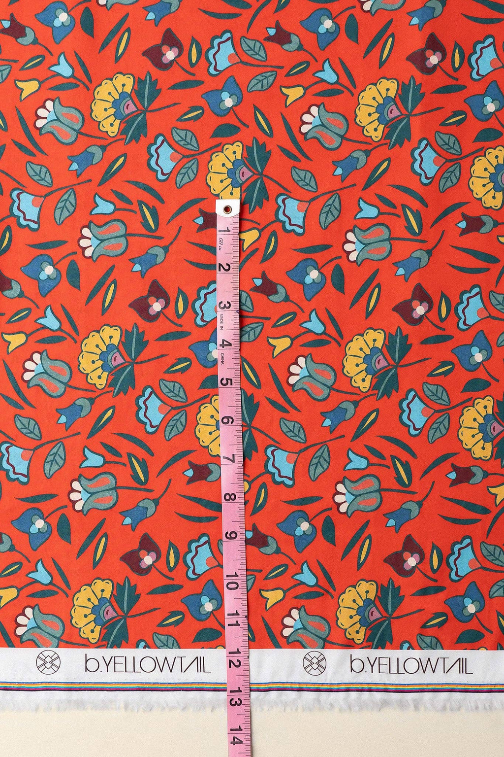 Cotton Fabric - Mountain Crow Florals by Bethany Yellowtail