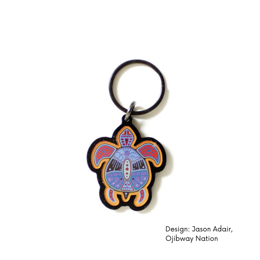 Key-chains with Contemporary Indigenous Design: Frog by Made by Humans