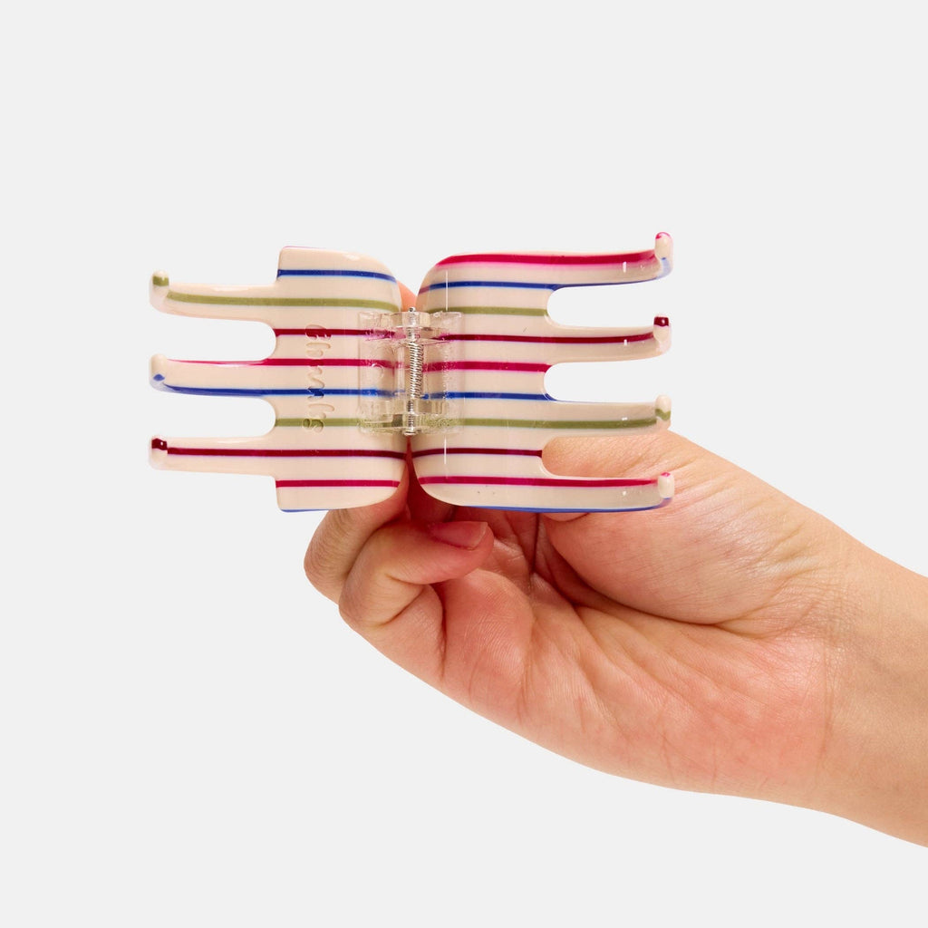 Ursa Claw in Vanilla Stripe by CHUNKS