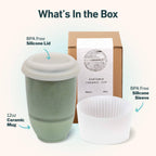 Emerald Ceramic Travel Mug by Nova Ceramics Travel Mugs