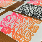 Maese | Block Print | Black Lives Matter