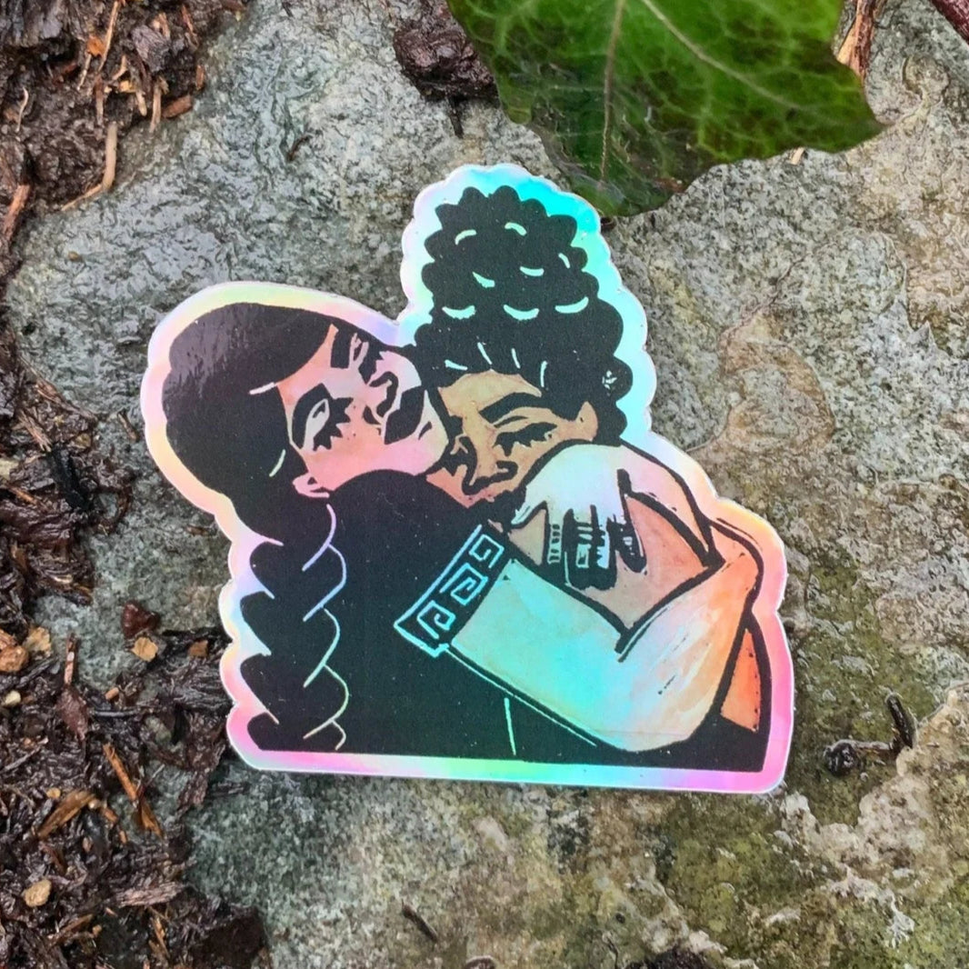 Maese Art | Sticker | Hug Iridescent