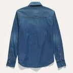 Ginew | Western Denim Snap Long Sleeve